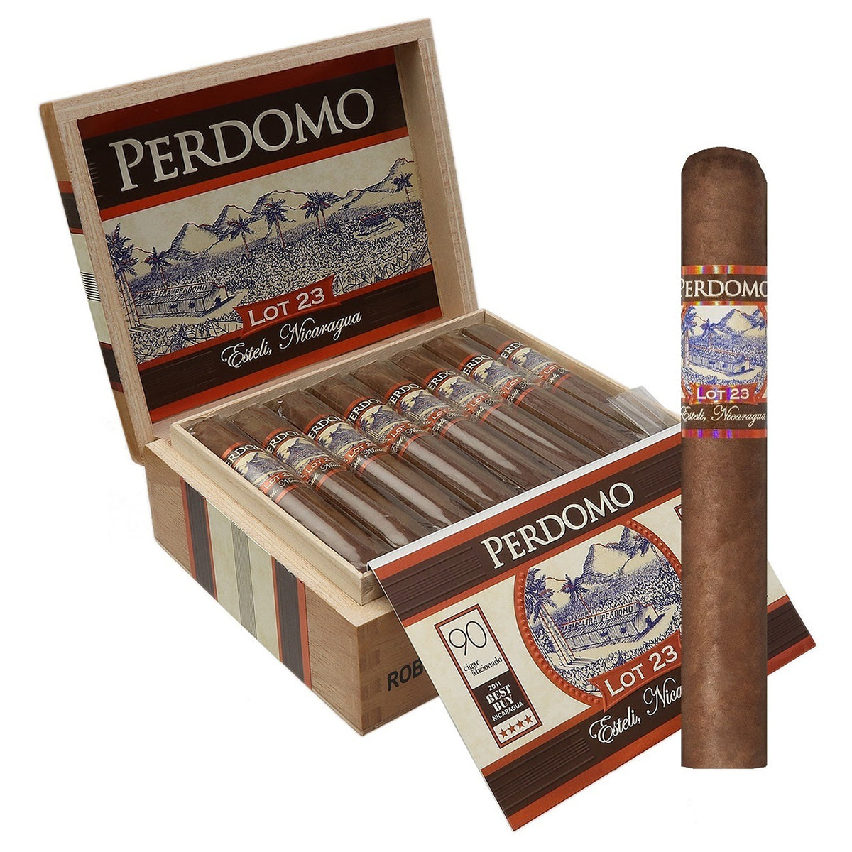 Perdomo LOT 23 NATURAL SUN GROWN "Boxes & Singles"