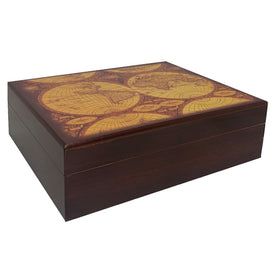 NEW Small Two World Cigar Humidor for 20 Cigars