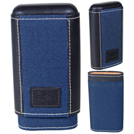 Cigar Case Isla Pocket Humidors Hard for 3 Cigars