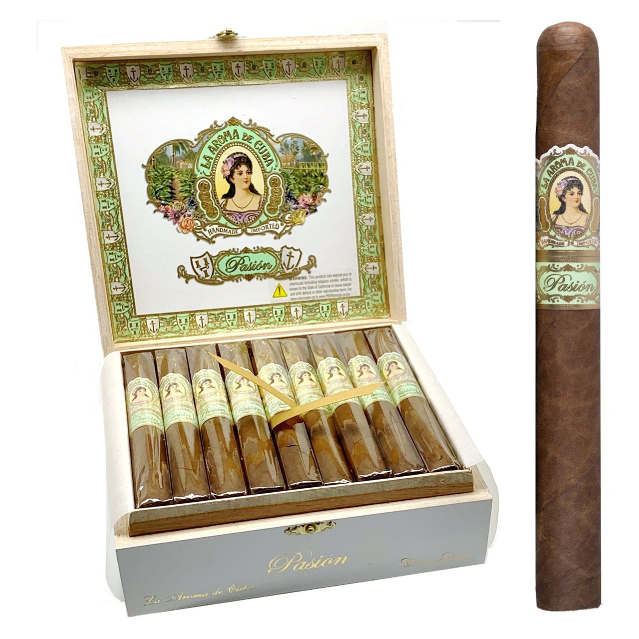 La Aroma de Cuba PASION "Boxes and Single"