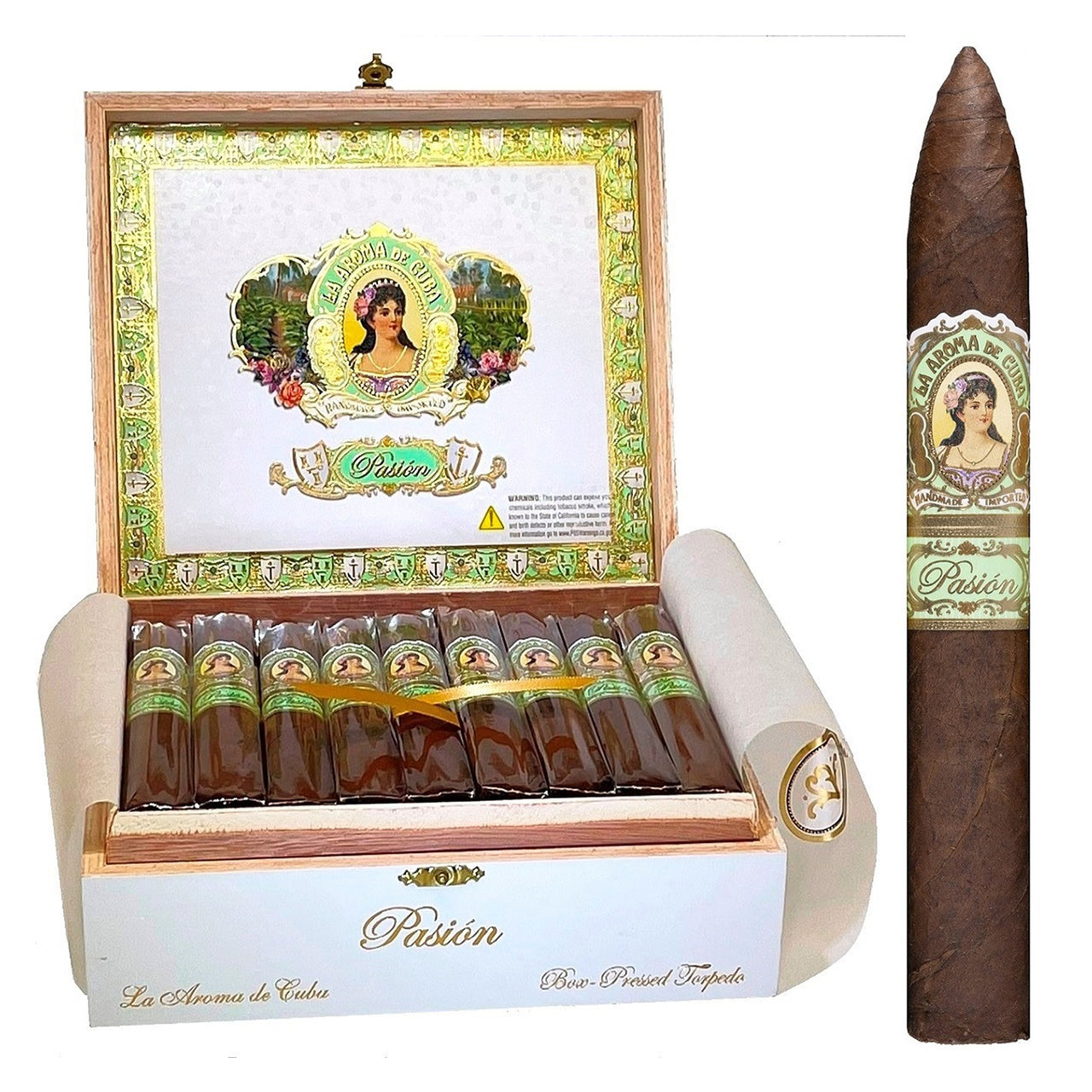 La Aroma de Cuba PASION "Boxes and Single"
