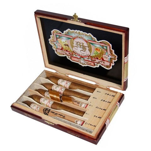 Image of Combo "My Father-1" Humidor, My father Sampler, Ashtray and Cutter