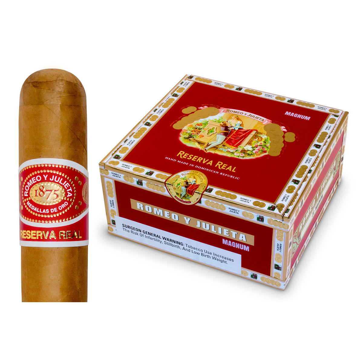 ROMEO Y JULIETA RESERVA REAL Packs, Boxes and Tubes Cigars - Cigar boulevard