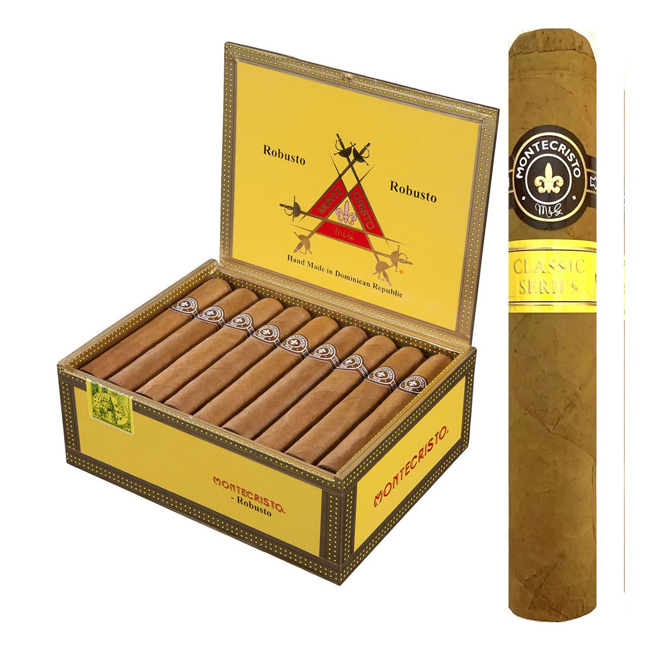Montecristo CLASSIC "Boxes and Single"