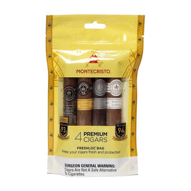 Montecristo Freshloc Bag TORO Pack of 4 Different cigars