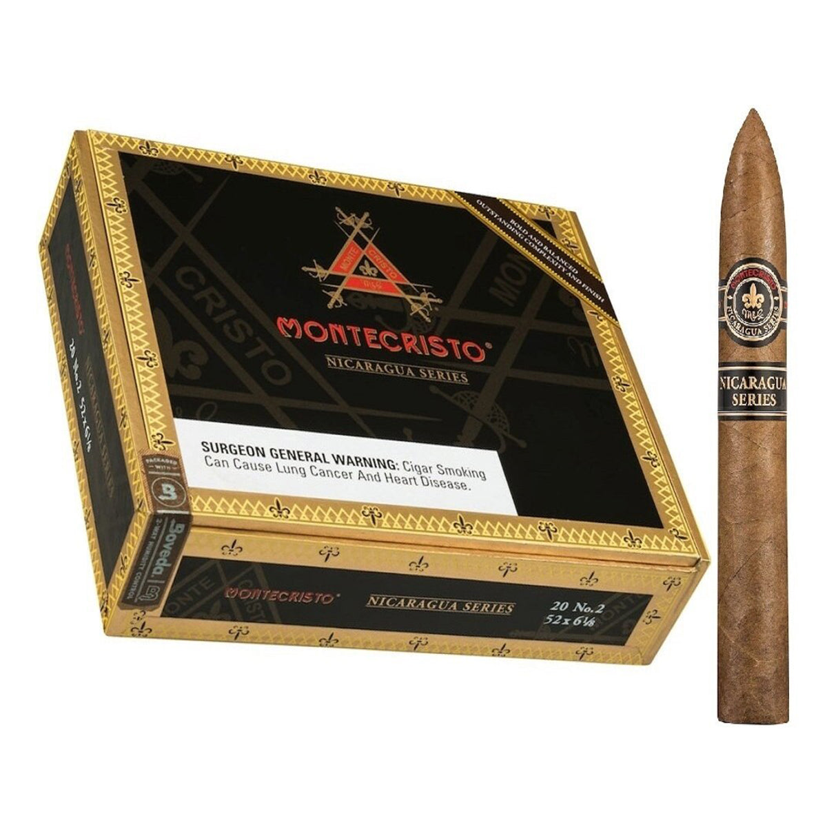 Montecristo NICARAGUA SERIES "4 Differente Boxes"