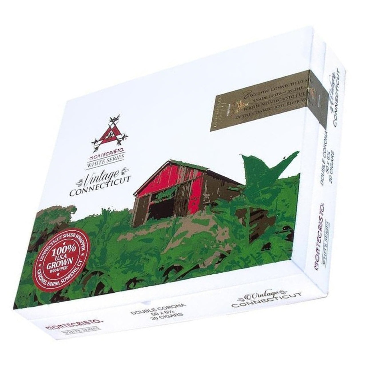 Montecristo WHITE VINTAGE CONNECTICUT "Boxes and Single"