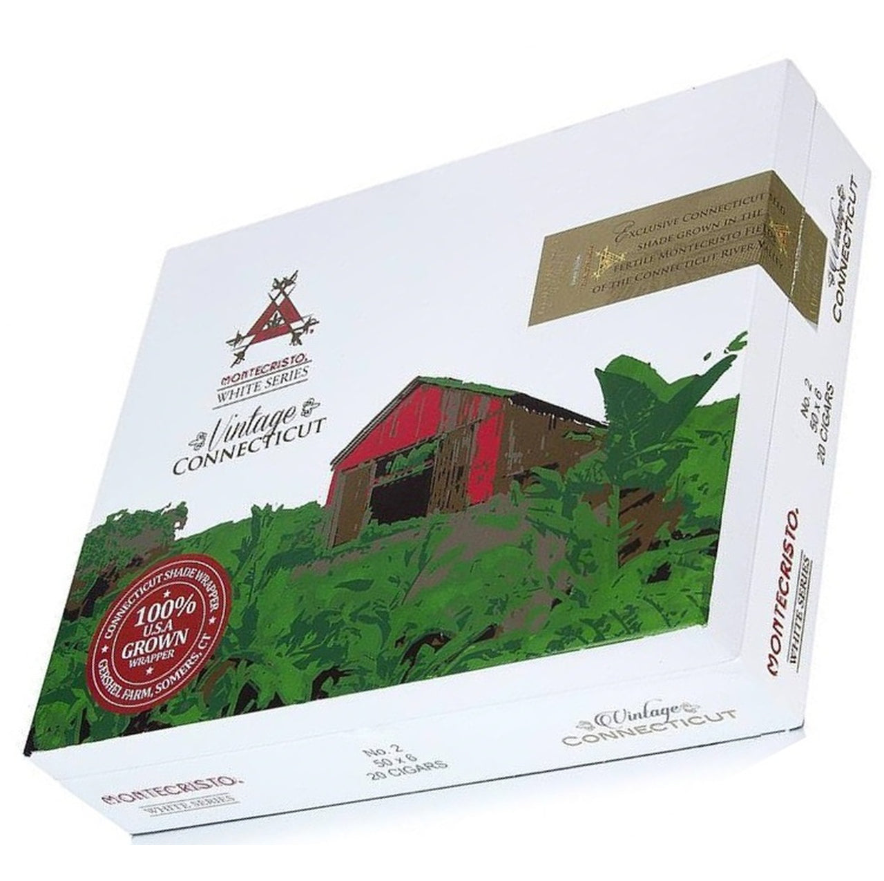 Montecristo WHITE VINTAGE CONNECTICUT "Boxes and Single"