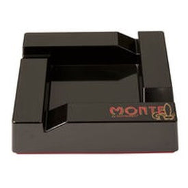 Montecristo Indoor and Outdoor Black Ashtray for Cigars - Cigar boulevard