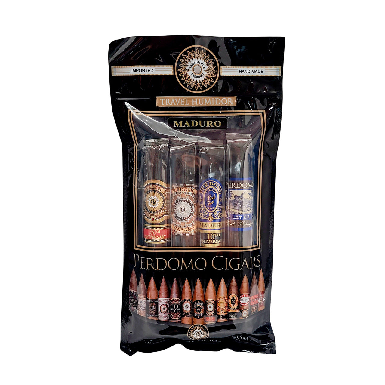 Perdomo Assortment MADURO EPICURE Pack of 4 (Humi-Bag)