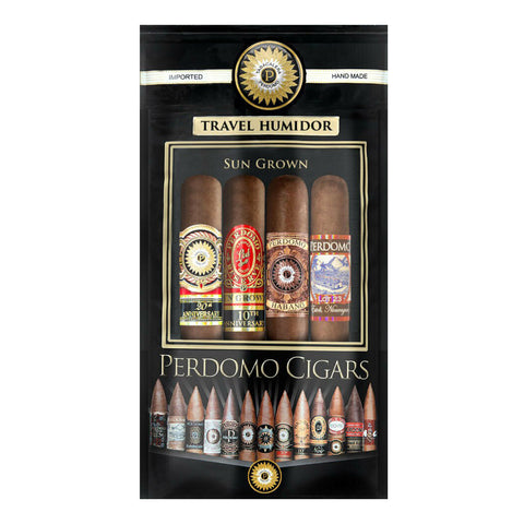 Perdomo Assortment SUN GROWN EPICURE Pack of 4 (Humi-Bag)