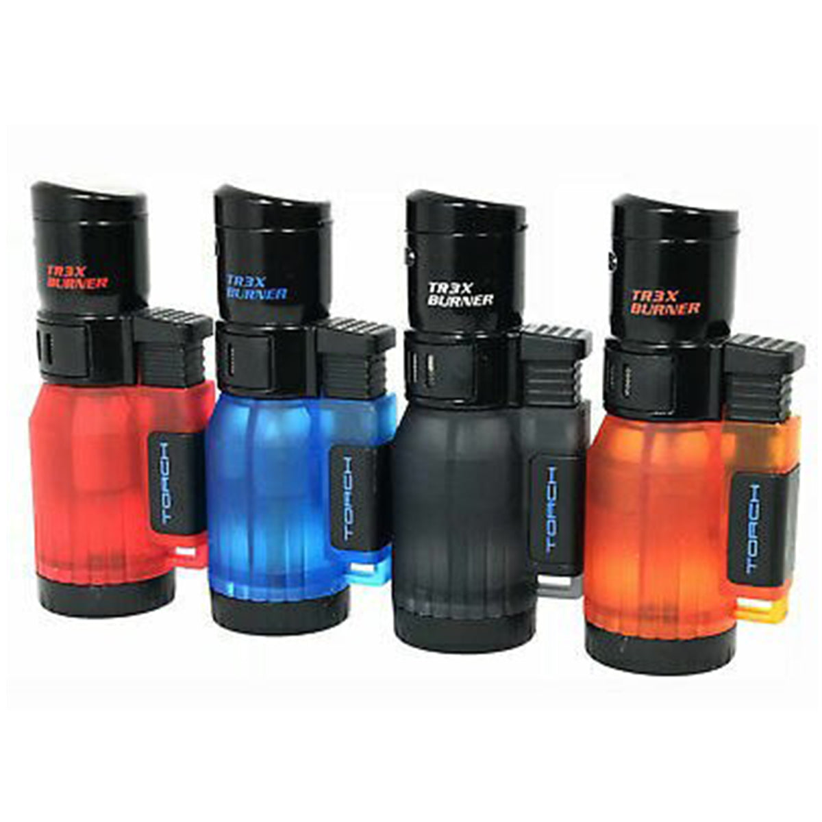 Eagle Torch "TRIPLE FLAME" Lighter Semi Transparent Tank