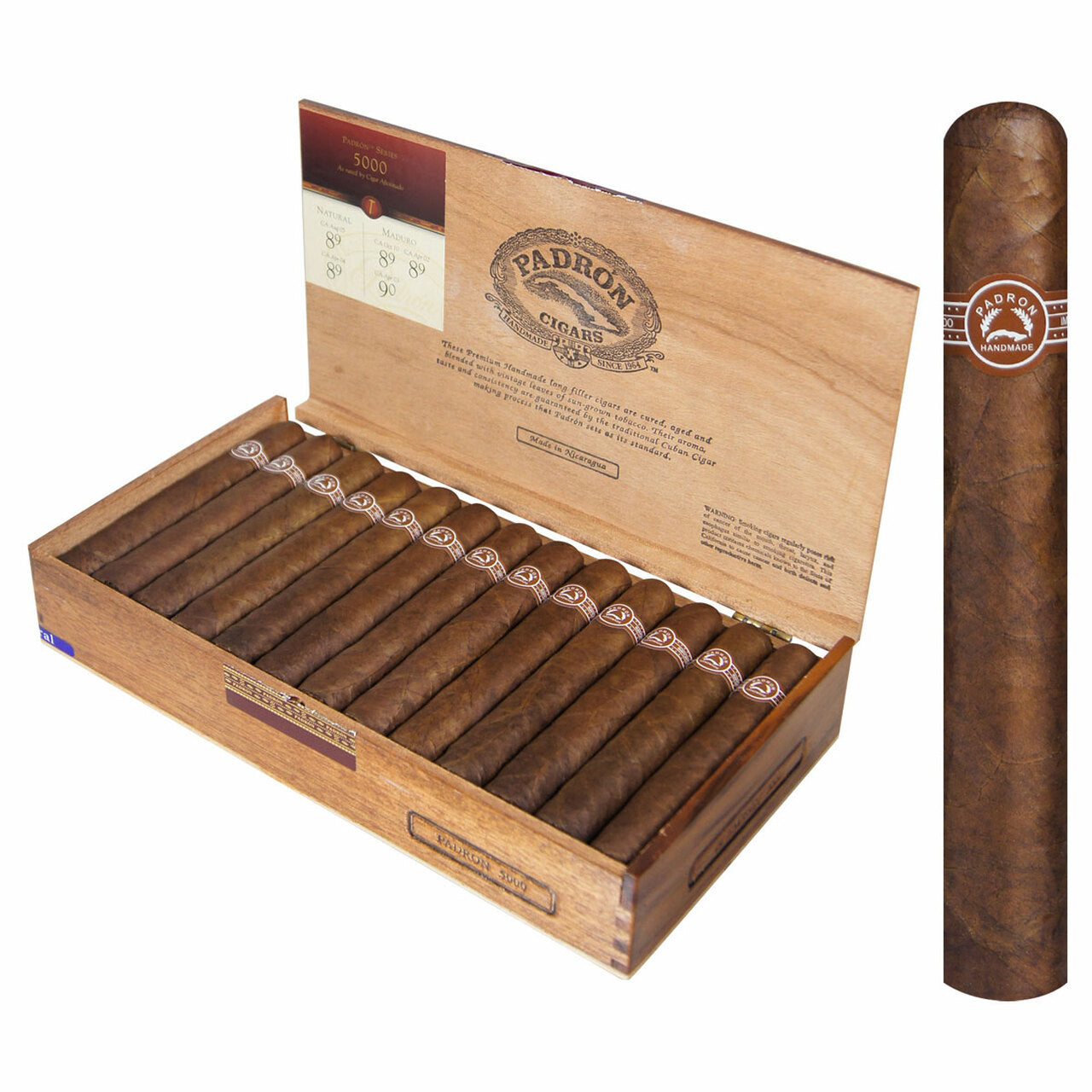 Padron SERIES NATURAL "Box and Single"