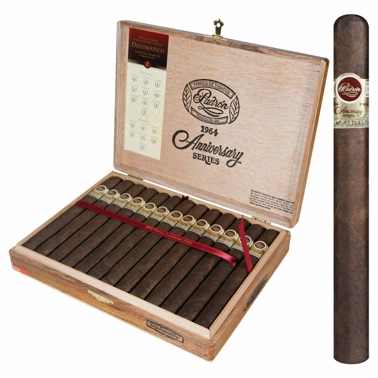 Padron 1964 ANNIVERSARY MADURO "Box and Single"