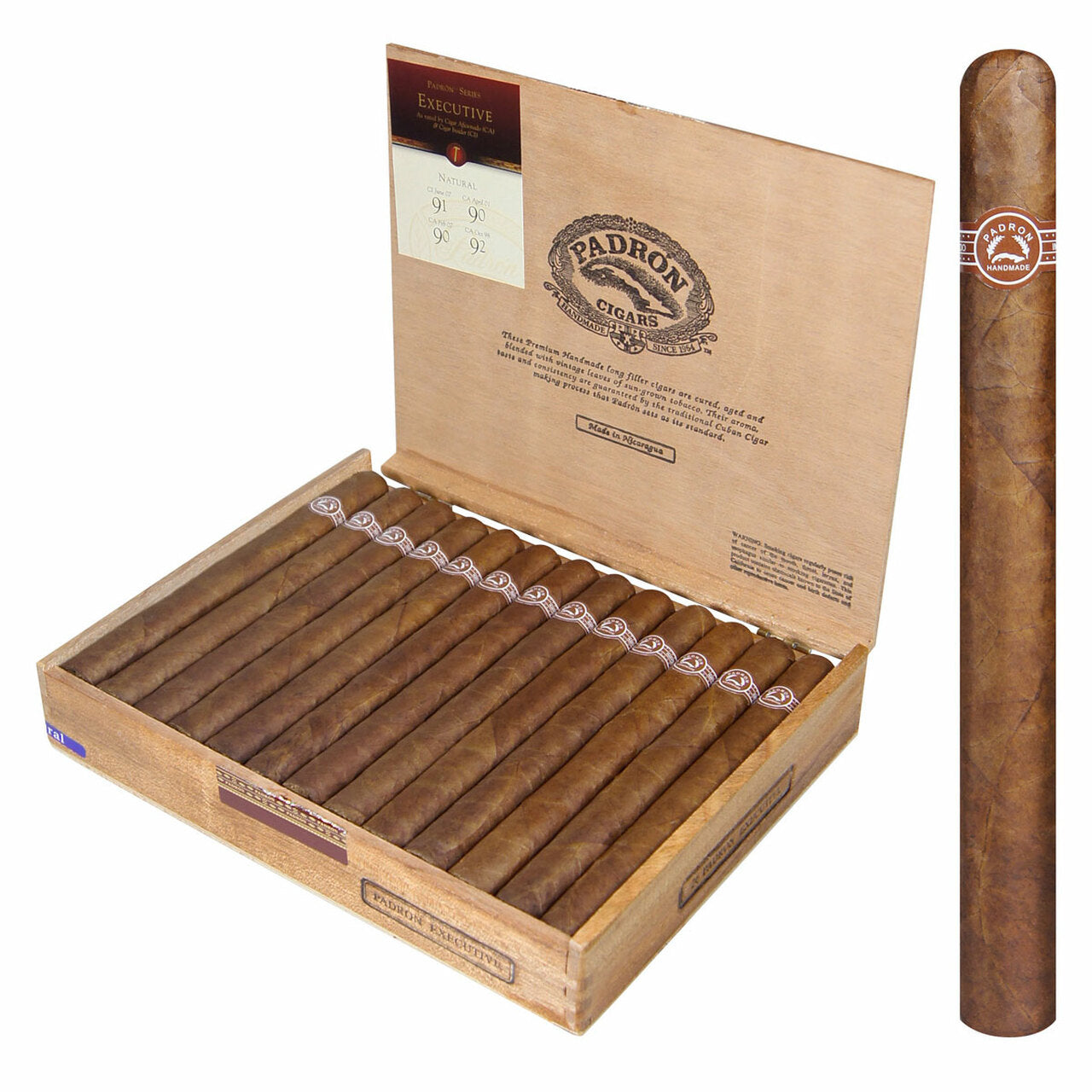 Padron SERIES NATURAL "Box and Single"