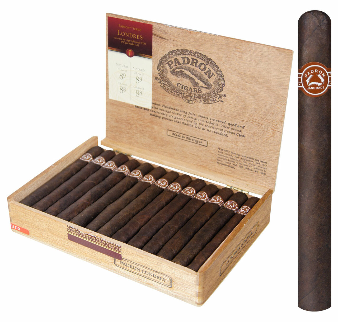 Padron SERIES MADURO "Box and Single"