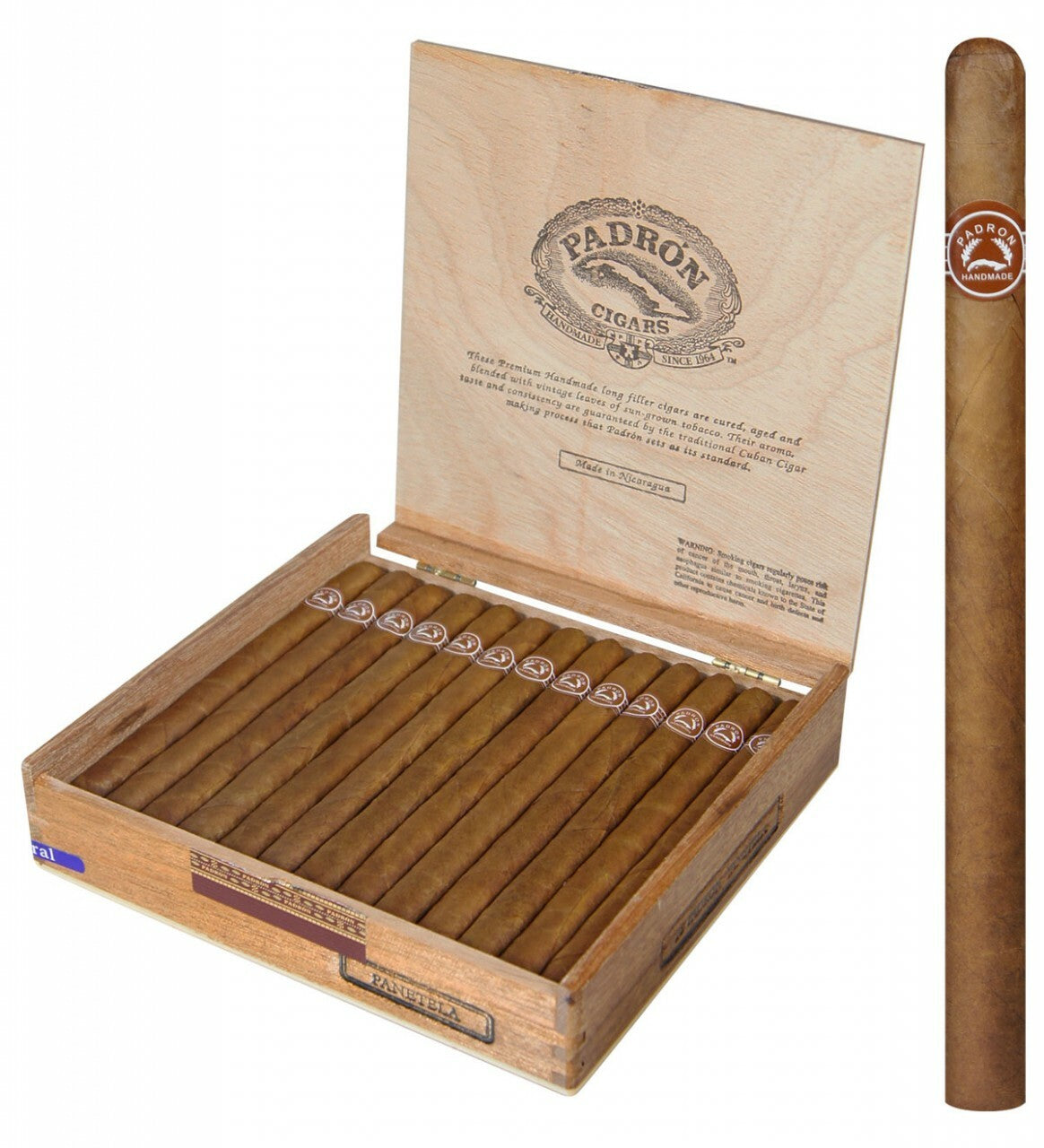 Padron SERIES NATURAL "Box and Single"