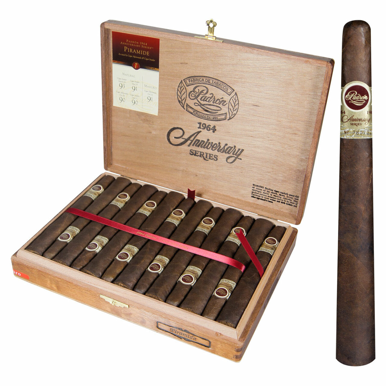 Padron 1964 ANNIVERSARY MADURO "Box and Single"