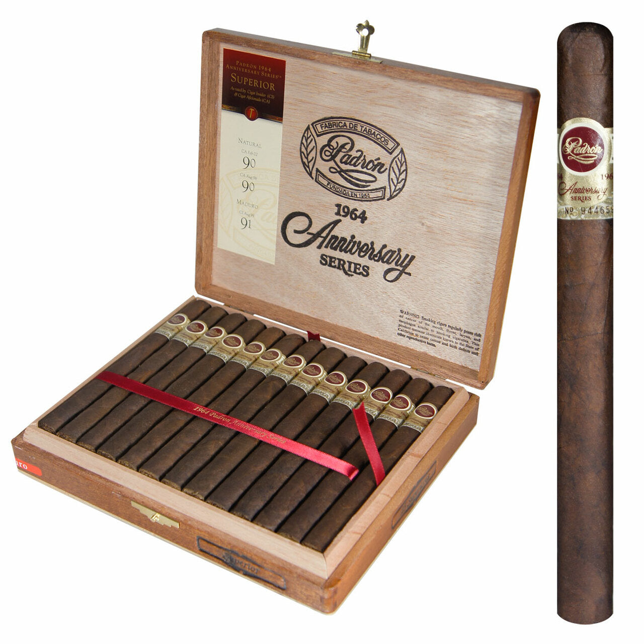 Padron 1964 ANNIVERSARY MADURO "Box and Single"