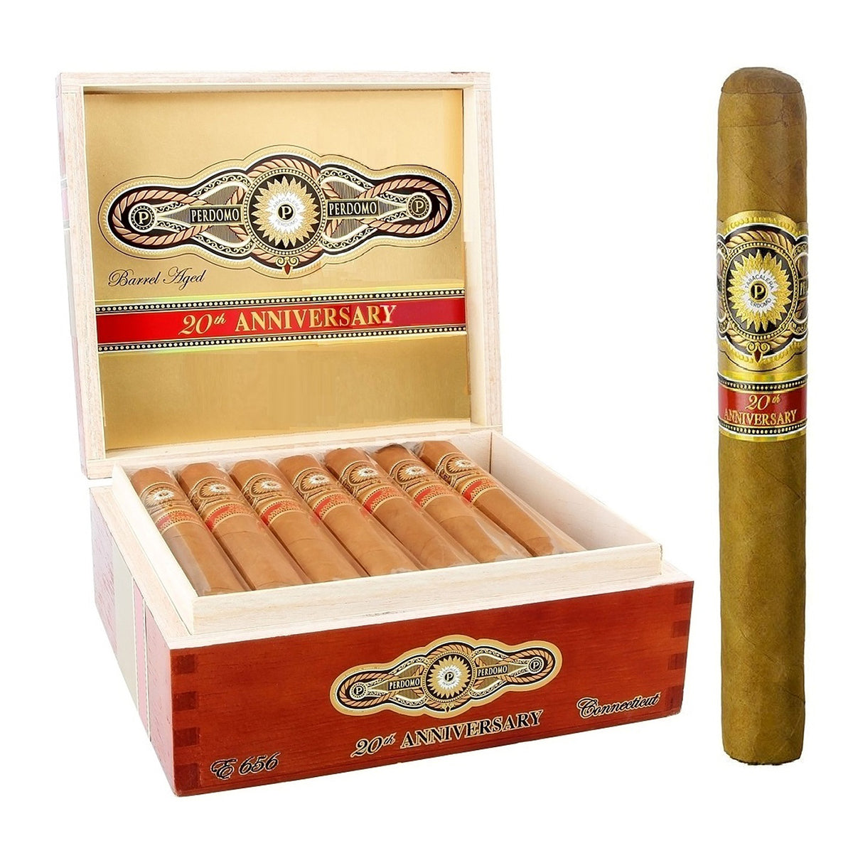 Perdomo 20th ANNIVERSARY CONNECTICUT "Boxes & Singles"