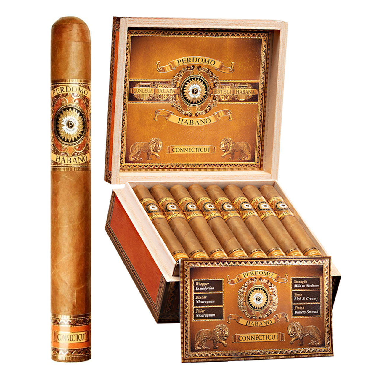 Perdomo HABANO CONNECTICUT "Boxes & Singles"