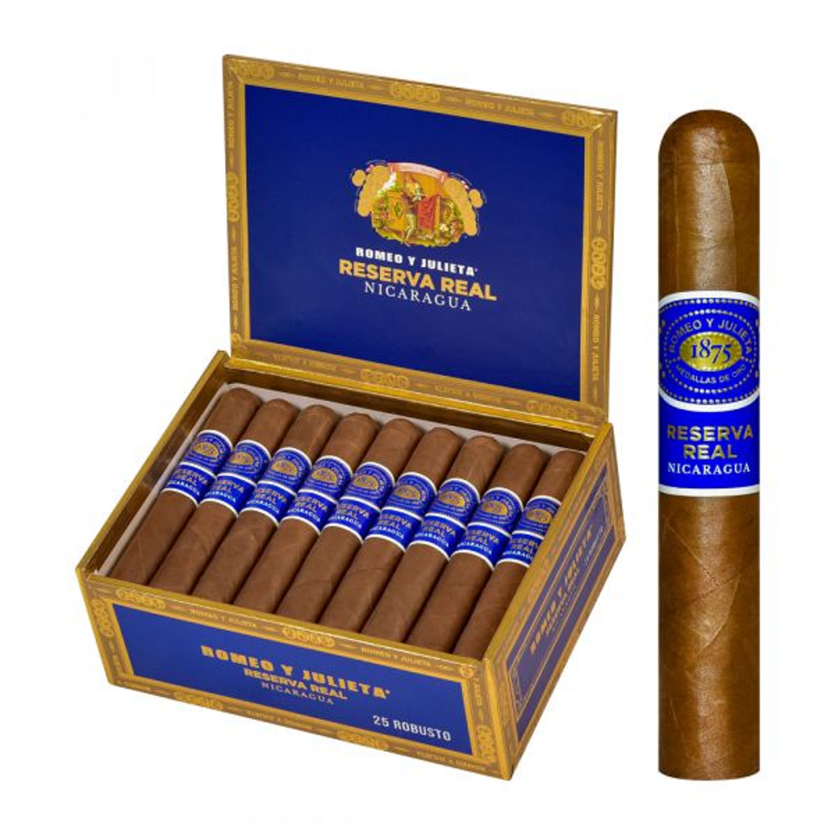 Romeo y Julieta RESERVA REAL NICARAGUA "Boxes and Single"