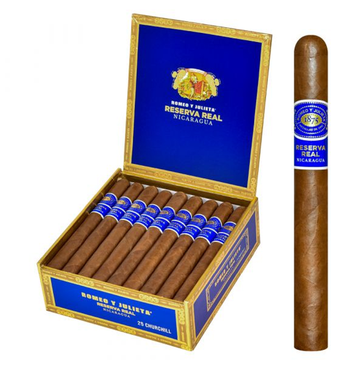 Romeo y Julieta RESERVA REAL NICARAGUA "Boxes and Single"