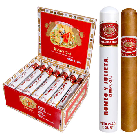 Image of ROMEO Y JULIETA RESERVA REAL Packs, Boxes and Tubes Cigars - Cigar boulevard