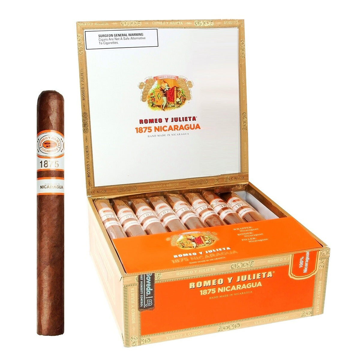 Romeo y Julieta 1875 NICARAGUA "Boxes & Single"