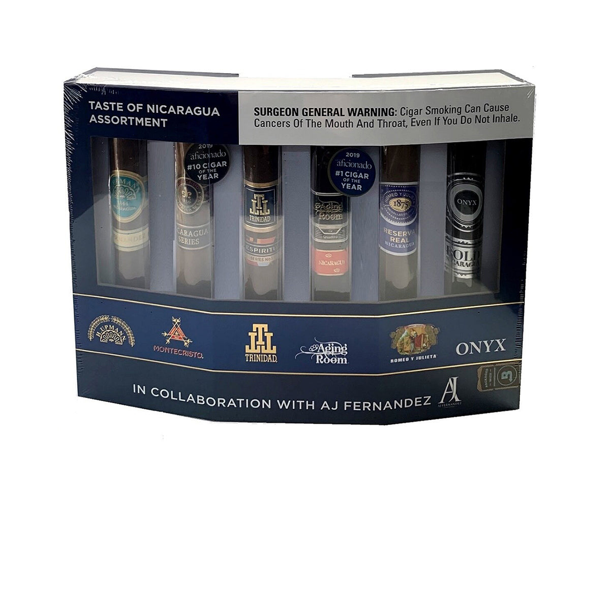 Taste of Nicaragua BY AJ FERNANDEZ Sampler of 6 Cigars