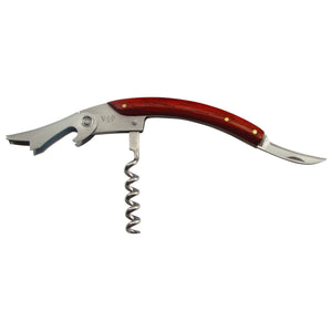 Stainless Steel Wine Corkscrew With Wood Handles in Gift Box - Cigar boulevard