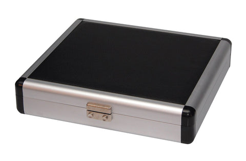 Image of Aluminum 20 Count Cigar Traveler Kit (Cigar Cutter, Ashtray, Humidifier)