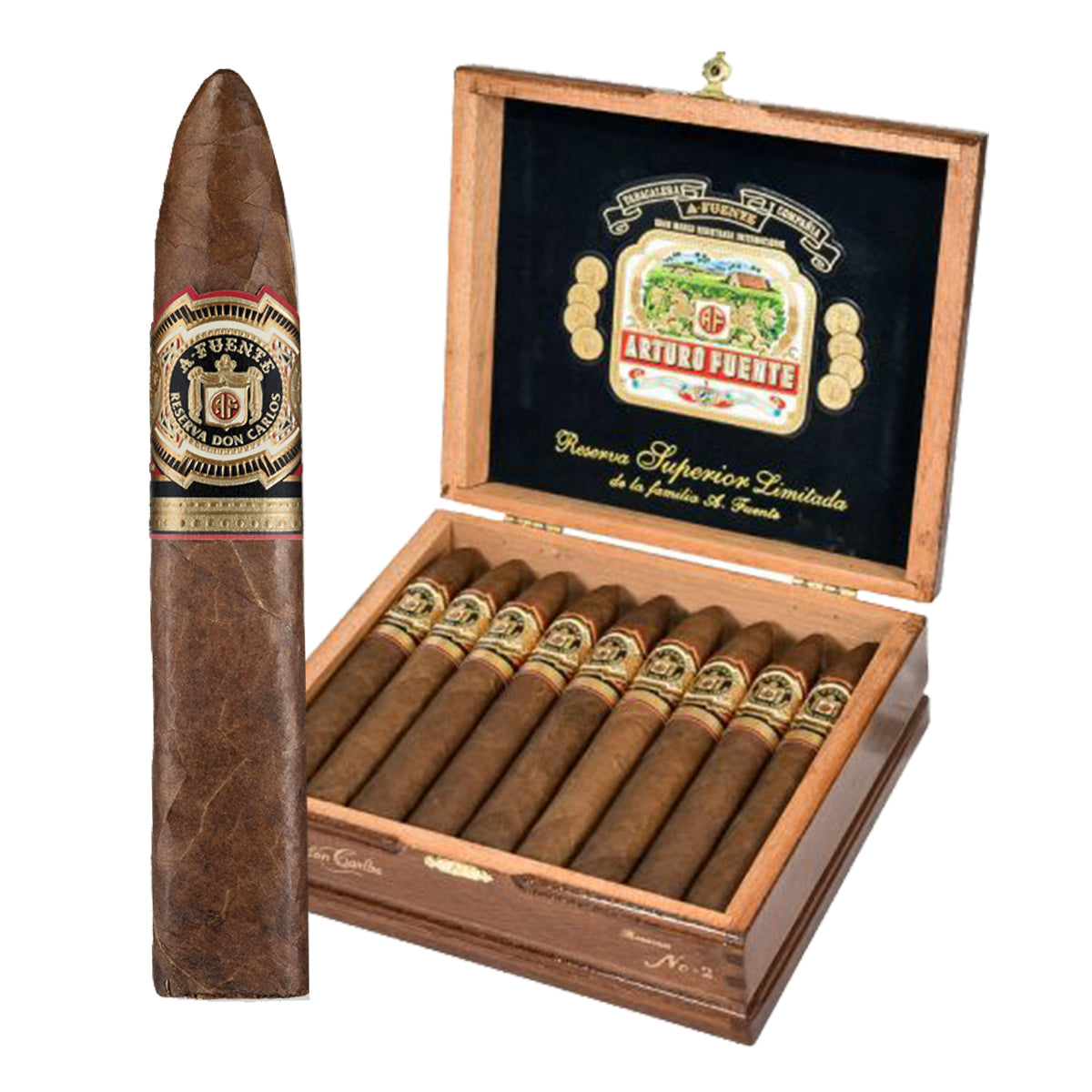 Arturo Fuente DON CARLOS "Boxes and Singles"