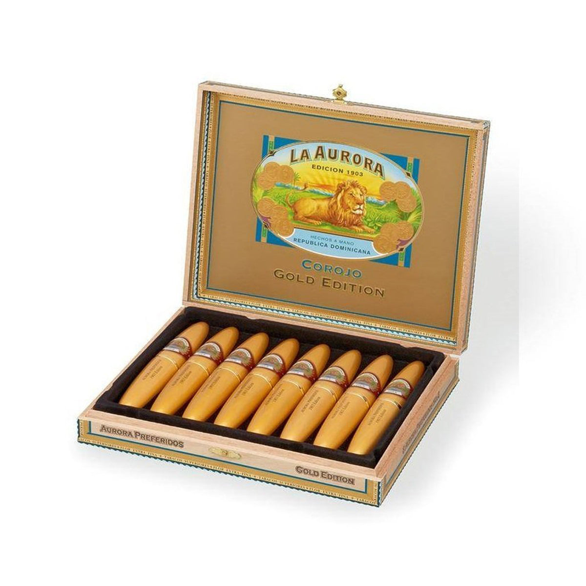 La Aurora 1903 EDITION PREFERIDOS TUBOS "Box and Single"