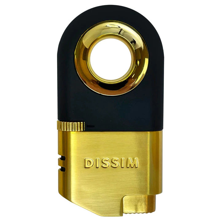 DISSIM INVERTED DUAL Cigar Torch Black, Silver & Gold