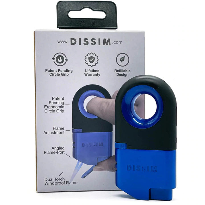 DISSIM INVERTED DUAL Torch Cigar Blue & Rose Gold