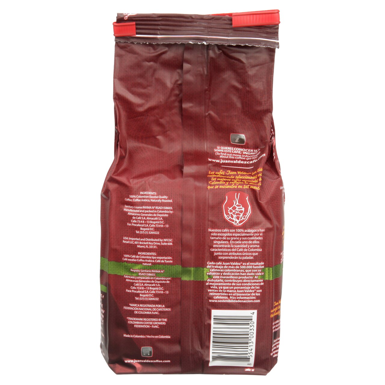 COLOMBIAN JUAN VALDEZ PREMIUN Ground Coffee Pack of 12 Oz