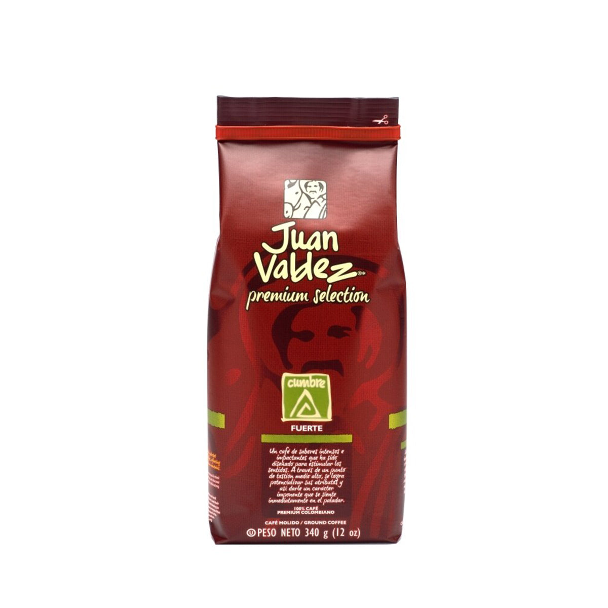 COLOMBIAN JUAN VALDEZ PREMIUN Ground Coffee Pack of 12 Oz