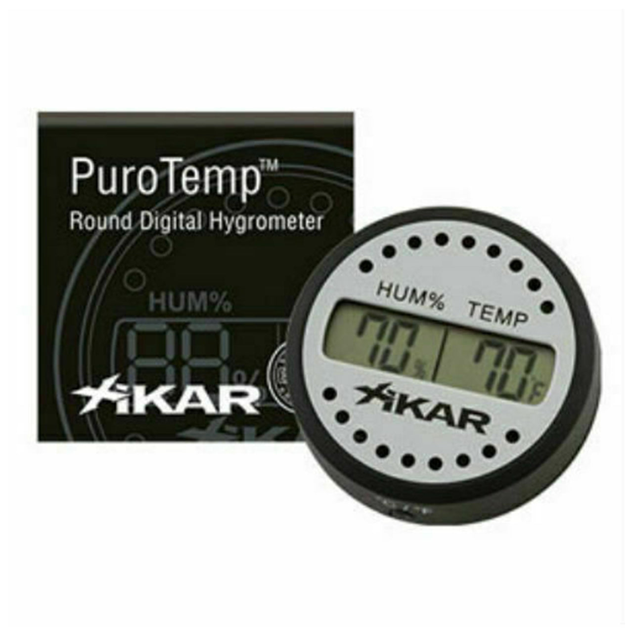 CBC Acrylic Cigar Jar Humidor Humidifier plus XIKAR Humi Store and Puro Temp XIKAR