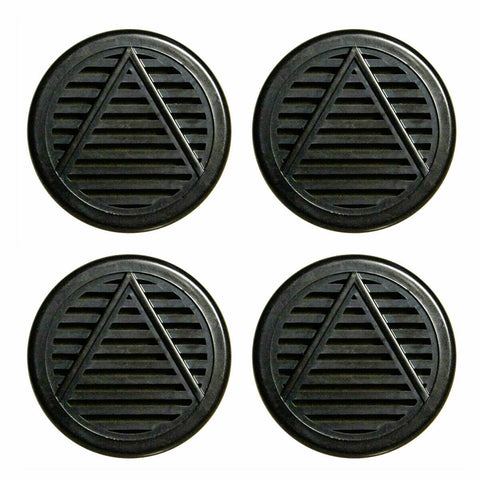 Image of Small Cigar Humidifier Round Black Puck 2.2 Inches - Pack of 4
