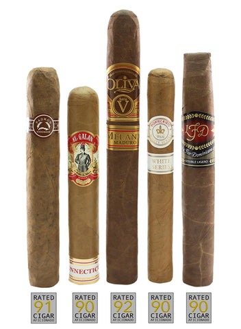 Aficionado 90+ Points Sampler #1 5 cigars Sampler - Cigar boulevard