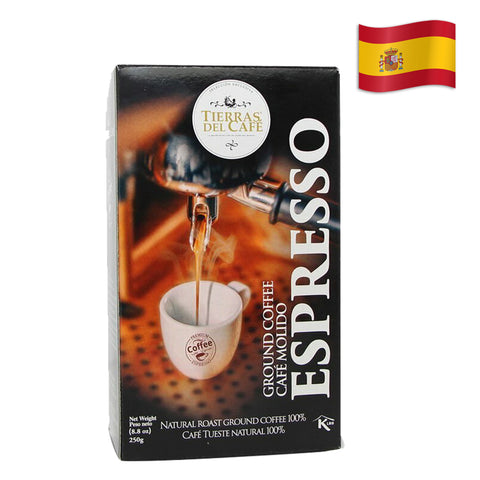 SPANISH TIERRAS DEL CAFE COFFEE EXPRESSO Pack of 8.8 Oz