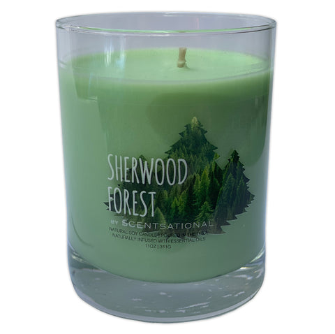 Image of Scented Soy Candles PINE WOOD (11 oz) eliminates smoke, household, pet odors - Cigar boulevard