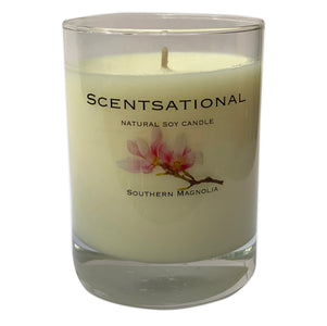Scented Soy Candles SOUTHERN MAGNOLIA (11 oz) eliminates smoke, household and pet odors. - Cigar boulevard